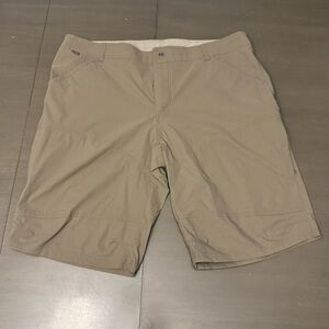 Kuhl RENEGADE Hiking Shorts Men’s Size 42x12 Outdoors Stretch Pockets Khaki